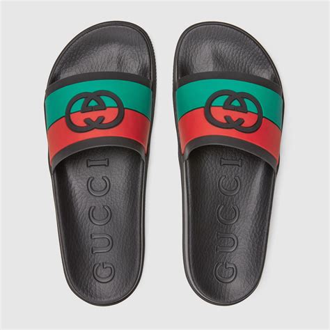 gucci slides green and red|gucci slides pursuit.